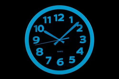 Technoline Wanduhr WT 7420 Ø 26 cm in blau von Technoline