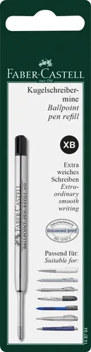 FABER CASTELL KUGELSCHREIBERMINE XB SCHWARZ NEU OVP