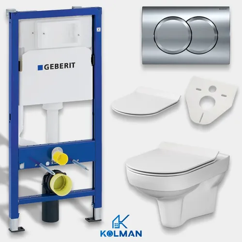 GEBERIT Duofix Vorwandelement Wand WC Set mit Softclose