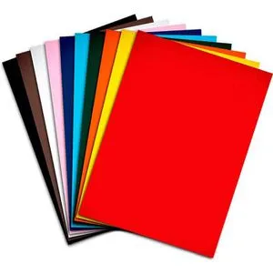 Folia Fotokarton 6122/99/100 - 10 Farben sortiert - Tonpapier in 50 x 70 cm, 220g/m², ideal zum Basteln und Dekorieren mit hoher Farbbrillanz und säurefrei. Made in Germany, 100 Blatt, zertifiziert mit dem Blauen Engel.