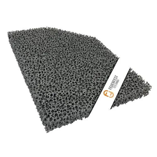 Feuerfest 123 Feinstaubfilter für Kaminofen 180x145x25 mm - Aschesauger, effektive Feinstaubreduktion für Hark Kamine, hitzebeständig bis 1.650 °C und einfach zuschneidbar für optimale Passform.
