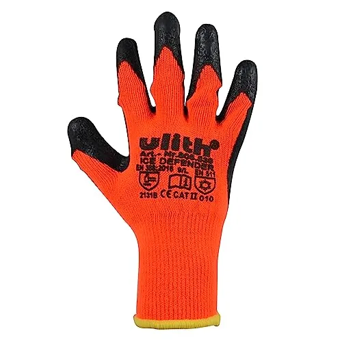 Scorprotect Winter Arbeitshandschuh Montagehandschuhe Neonorange (9 = L)