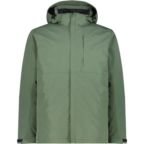 CMP MAN Jacket Zip Hood Detachable INN.JACKET musk (F762) 54 - Doppeljacke für Herren mit herausnehmbarer Innenjacke, ideal für jede Wetterlage. Wasserdicht (WP 10.000) und atmungsaktiv (MVP 5.000) für optimalen Komfort beim Wandern und Trekking.