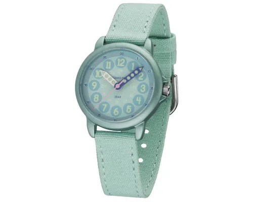 Jacques Farel Quarzuhr ORGT 1113 - Armbanduhren mit grünem Zifferblatt und Aluminiumgehäuse, wasserdicht bis 3 bar – ideal für stilbewusste Abenteurer.