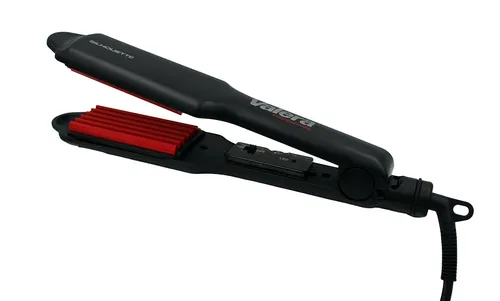 Valera Krepeisen Silhouette 6 Wellen 647.02 - Welleisen mit Cool-Tip-Spitze und Ionen-Technologie für glänzende, wellige Styles. Höchsttemperatur von 210 °C und Spannungsanpassung, ideal für vielseitige Haargestaltung.