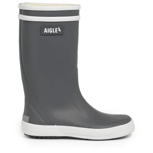 Aigle Kid's Lolly Pop 2 Gummistiefel EU 34 - Grau - Wasserdichte Gummistiefel mit Futter und reflektierenden Streifen, perfekt für den Alltag. Isolierend und robust, ideal für kleine Abenteurer!
