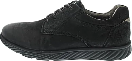 bugatti Herren Schnürer 321 AS501, schwarz, Größe 44 - Herren Schnürhalbschuhe aus hochwertigem Leder, ideal für stilvolle Auftritte und optimalen Tragekomfort.