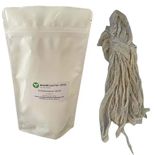 Schweinedarm Bratwurstdarm gesalzen Kaliber 28/30 - 25 Meter | wurstmacher-shop by trümper | HALLENDO®