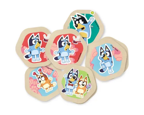 Bluey Lernspielzeug Memory Unisex Kinder, Gesellschaftsspiel, Familienspiel, Lernspiel, Strategiespiel