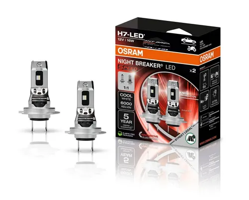 OSRAM Auto-Lampe Night Breaker Speed H7 LED 12V, 2 Stück
