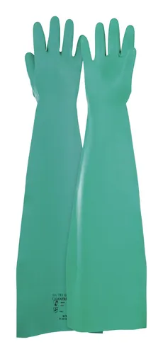 KCL Handschuh Camatril 733 - 600 mm, Größe 9, grün - Arbeitshandschuhe aus strapazierfähigem Material, ideal für den professionellen Einsatz mit exzellenter Griffsicherheit und Komfort.