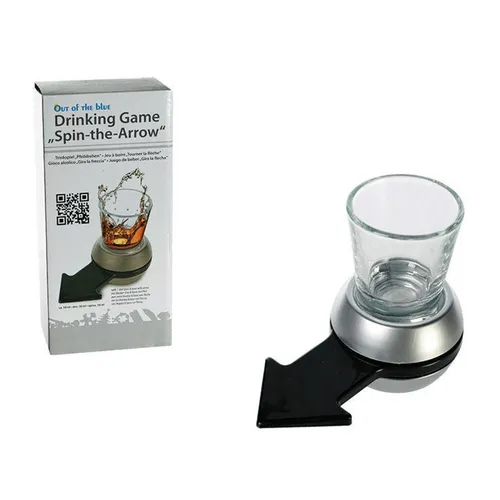 Trink Spiel Pfeildrehen Trinkspiel Party Alkohol mit Schnapsglas Pinnchen