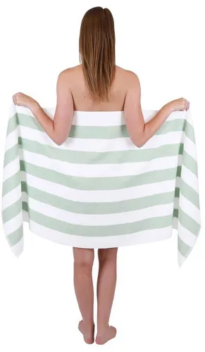 Betz Saunatuch Badetuch XXL Berlin mt Streifen Größe 70 x 180 cm, 100% Baumwolle (1-St)