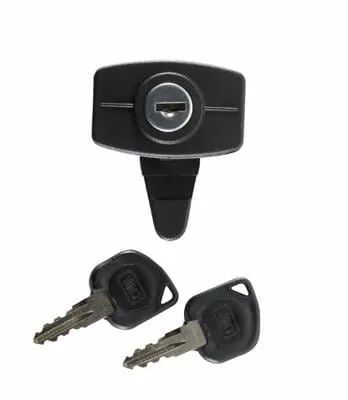 HABA B.V. Aufschraubschloss Ersatzschloss für Wohnmobile - Robustes Ersatzschloss für EDU Serviceklappen, inkl. Schließzylinder und 2 Schlüsseln, ideal für sichere Staufächer im Wohnmobil