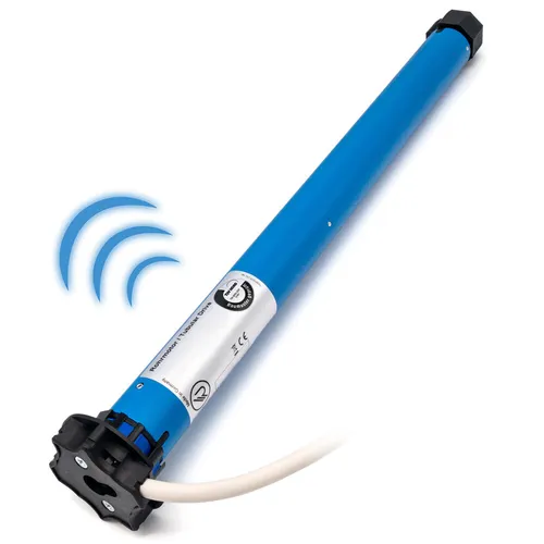 Rademacher RolloTube S-line DuoFern Medium, 10 Nm, SW60 - Funk Rollladenmotor - Rollladenschalter mit selbstlernendem Motor und Sanftanschlag für hohe Sicherheit. Ideal für die Integration in ein DuoFern Netzwerk zur Nutzung automatischer Steuerungsfunktionen.