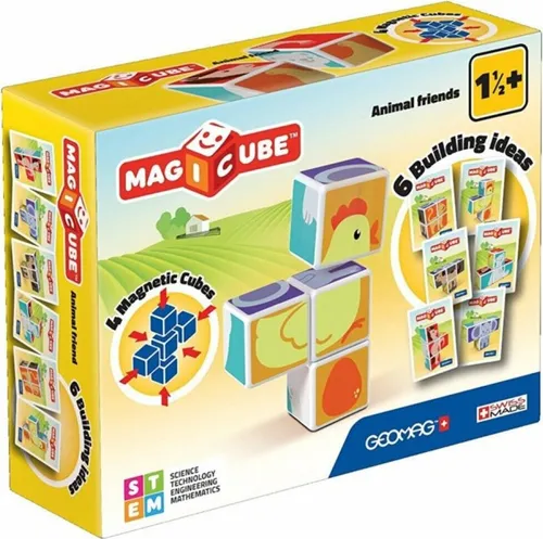 Geomag MagiCube - Tierfreunde, 4dlg.
