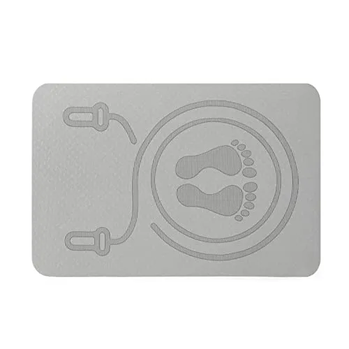Springseilmatte – Dance Yaga Matte | rutschfeste Fitnessmatte für Workout, Cardio, Heim-Fitnessstudio, Bodenbelag, dick und leicht, ideal für Innen- und Außenbereich, Beton A/a