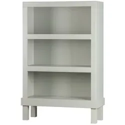 Schrank Bonk aus Kiefernholz, Hellgrau - Kleiderschrank aus Kiefernholz, stilvoll und funktional, ideal für die Aufbewahrung von Kleidung und Accessoires in jedem Raum.