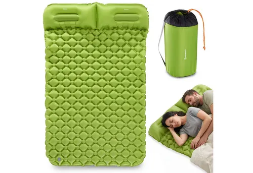HyperMotion Campmat 2 Isomatte für 2 Personen, Grün von HyperMotion