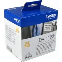 Brother PT Etiketten DK11234 - 60x86mm, 260 St. Rolle - Hochwertige Etiketten für Brother P-Touch Drucker, ideal für professionelle Beschriftungen und Organisation.