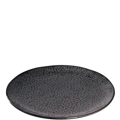 Leonardo MATERA Keramikteller 32 cm anthrazit 4er Set in grau von LEONARDO