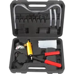 TECPO Bremsenentlüfter Vakuumpumpe Druckpumpe - Sonstige Elektroinstallationsartikel, ideal zum Bremsenentlüften und zur Überprüfung von Unterdrucksystemen mit präzisem Manometer.
