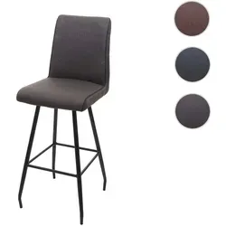 Barhocker HWC-H72, moderner Tresenhocker mit Fu√üablage - Barmöbel mit bequemer Sitzpolsterung und stabiler Fu√üablage für hohen Sitzkomfort. Ideal für Esszimmer oder Bar, modernes Design verleiht jedem Raum eine exklusive Note.