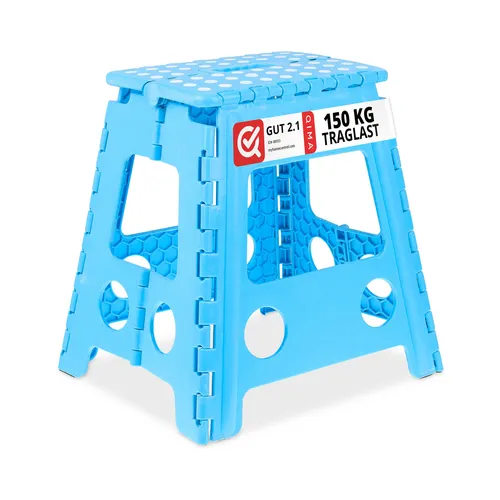 Klapphocker faltbar Falthocker Schemel Campingstuhl rutschfest leicht Trittstuhl