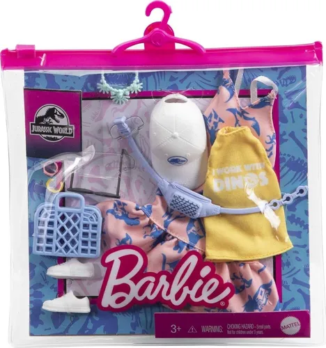 Barbie Jurassic Kleid mit Zubehör GRD63 Mattel