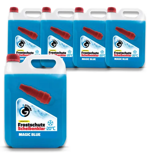 Scheibenfrostschutz Magic Blue Duft Schlierenfreier Scheibenklar Winter 20L -20C