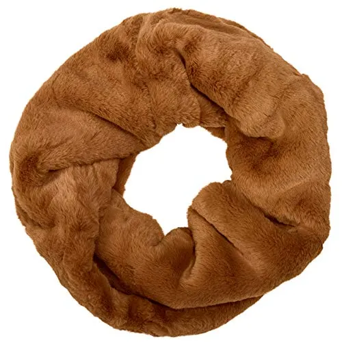 Caspar SC480 Damen Winter Fell Loop Schal - Eleganter Loop Schal aus hochwertigem Fellimitat, super weich und wärmend. Ideal für kalte Tage. Größe: One Size, Länge ca. 75 cm, Breite ca. 25 cm.