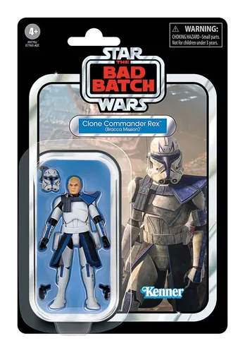 Star Wars The Bad Batch Vintage Clone Commander Rex 10 cm Figur von Hasbro - Action- & Spielfiguren, detailgetreue Nachbildung des beliebten Charakters für Sammler und Fans