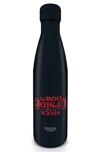 Pyramid International Stranger Things Metall Trinkflasche (Upside Down Design) 540ml Metall Wasserflasche, isoliert - Offizielles Lizenszprodukt