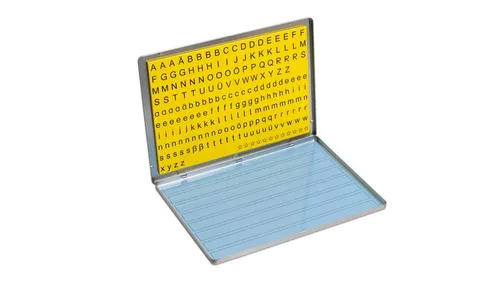 Betzold Lese-Magnetbox - Magnetische Buchstaben & Wörter – fördert spielerisch die Lese- und Schreibkompetenz mit 213 handlichen Buchstabenblöcken für den Grundschulunterricht.