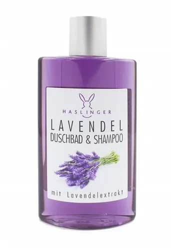Haslinger Duschbad & Shampoo LAVENDEL 200ml in lila von Haslinger