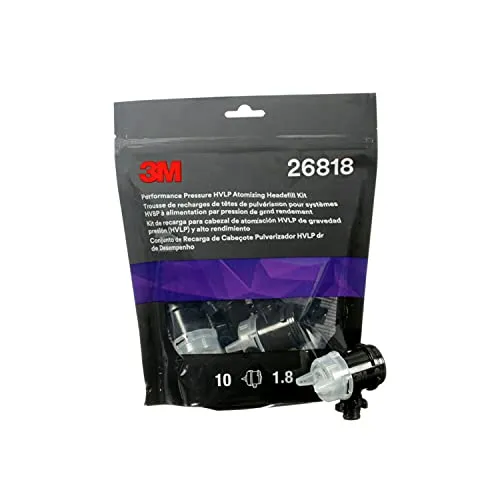 3M 26818 HVLP Hochleistungsdüsenkopf Set Größe 1.8 von 3M