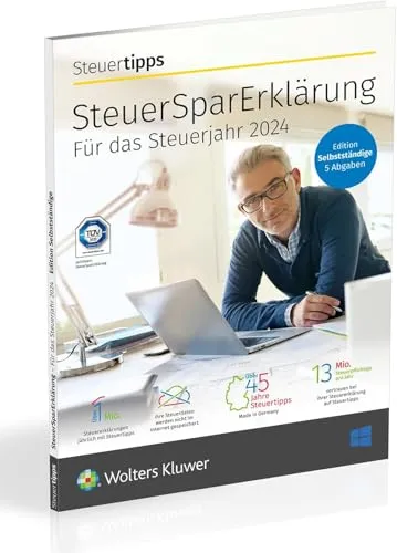 SteuerSparErklärung für Selbstständige 2025 von Wolters Kluwer Steuertipps GmbH