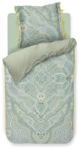 Pip Studio Bettwäsche-Garnitur Alfombra Hellblau 135x200 cm in blau von Pip Studio