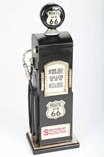 point home Design-Schrank Zapfsäule, Retro, schwarz, 81cm