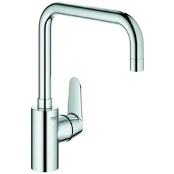 GROHE Eurodisc 32259 Cosmopolitan Einhand-Spültischbatterie - Armaturen mit schwenkbarem Rohrauslauf, ideal für komfortables Arbeiten in der Küche und stilvolles Design für Hobbyköche.