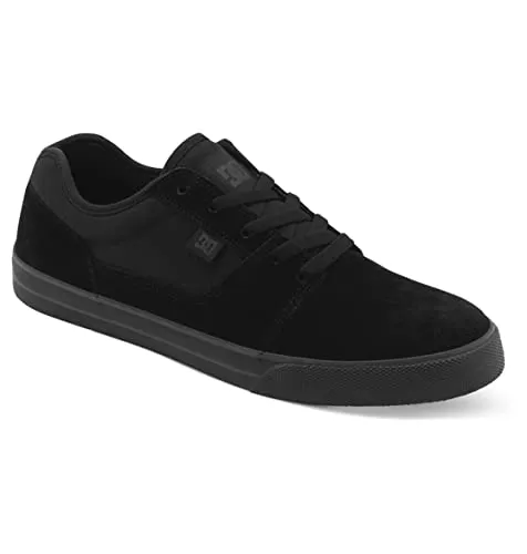 DC Shoes Herren Tonik Sneaker, Schwarz, 43 EU - Herren-Skateboardschuhe mit robustem Gummi-Sohle für optimalen Grip und Komfort beim Skateboarding oder im Alltag.