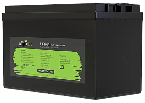 Offgridtec LiFePO4 Akku 25,6V 50Ah – Hochleistungsbatterie für mobile Anwendungen