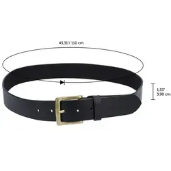 Gusti Leder Ledergürtel Gusti Leder Gürtel Jori schwarz 110 cm