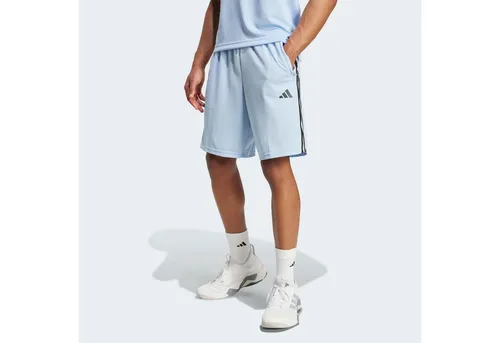 adidas TR-ES PIQ 3 Funktionsshorts Herren - Blau Schwarz, Größe L - Trainingsbekleidung aus weichem, atmungsaktivem Material mit AERO.RDY-Technologie für optimale Feuchtigkeitsregulierung; ideal für sportliche Aktivitäten.