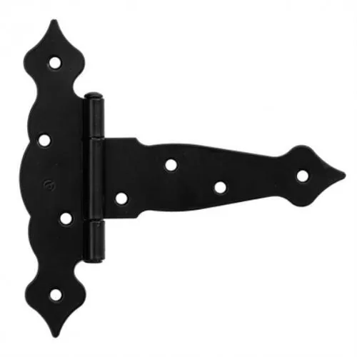 Kreuzgehänge mit vernietetem Stift 150 x 2,5 mm schwarz dekorativ