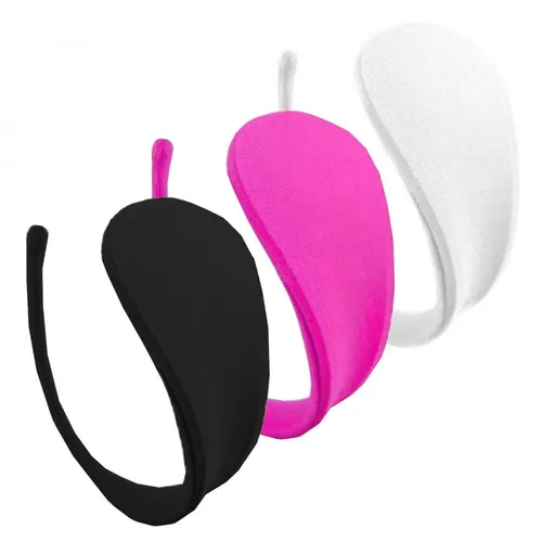 3er C-String Set Frauen Uni Slip Fashion Bikini Unterhose Dessous S/M/L