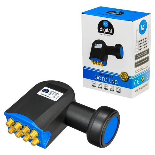 Octo LNB LNC LMB Switch 0,1dB 8 fach Teilnehmer Receiver direkt HDTV SKY 3D 4K