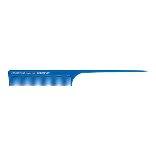 Kiepe ECO-LINE Haarkamm – Professioneller Friseurkamm für Damen & Herren – Static Free – Leicht & Flexibel – Präzises Styling – Blau