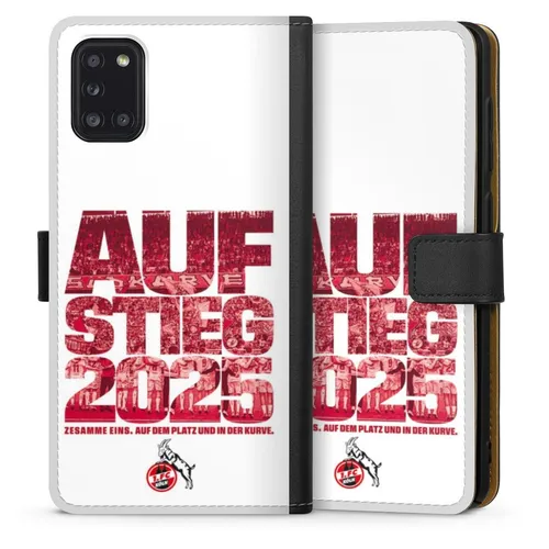 Klapphülle für Samsung Galaxy A31 1. FC Köln Aufstieg Offizielles Lizenzprodukt