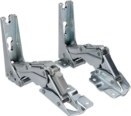 easyPART Türscharnierset 9593760 für Kühlschrank und Gefrierschrank - Küchengroßgeräte-Ersatzteile, vielseitig einsetzbares Metallscharnier-Set für verschiedene Marken, ideal für eine schnelle und einfache Reparatur.
